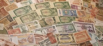 Mega obří konvolut bankovek po sběrateli 434ks - 13