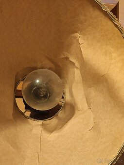 Lampa s poličkou nebo polička s lampou retro 200,- Kč - 13