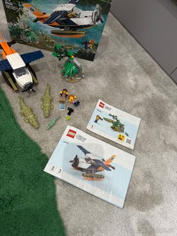 LEGO City Jungle Explorer hydroplán s krokodýli - 13