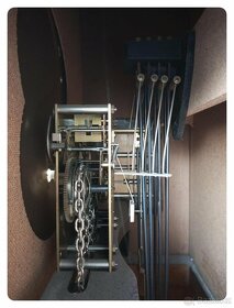 Dřevěné zdobené podlahové - sloupové mechanické hodiny - 13