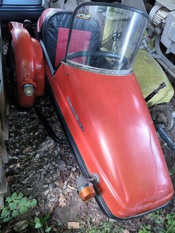 Jawa 350/634 se sajdou. GO - 13