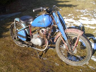 ČZ 125c export červena verze - 13
