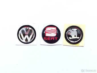 Klíč Volkswagen Škoda Seat.  Klíč s planžetou HU66 a logem, - 13