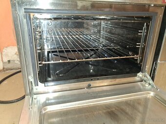 Gastro sporák Diamond, 4x plyn. hořák, elektrická pec 6x GN - 13