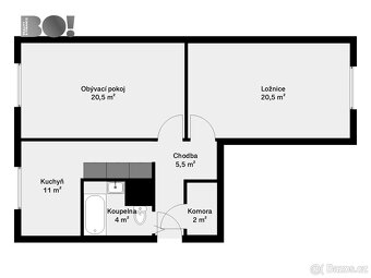 Prodej bytu 2+1, Český Krumlov - 13
