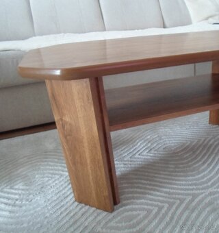 Komplet: konferenční stolek, stolek pod televizi - 13