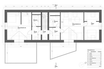 Stavební parcela s hotovou studií - Rodinný dům 2 apartmány  - 13