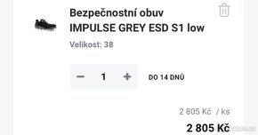 Pracovní boty Elten Impulse vel.38 Nové - 13