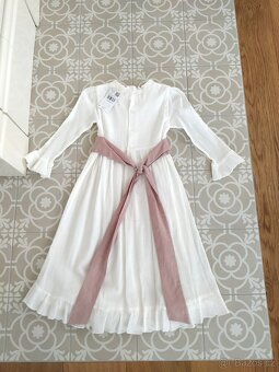 Nové s visačkou bavlněné slavnostní šaty Mango 128 - 13