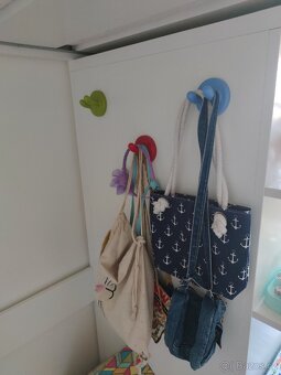 Palanda, vyvýšená postel patro 90x200 Ikea - 13