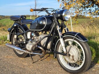 BMW R60/2 r.v.1968, bílé CZ SPZ, origo stav,nerenovováno - 13