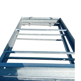 Přívěsný vozík 2x osa, 3,0m x1,30m, svařovaný rám, řidičák B - 13