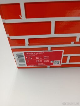 Nike air force one mid/offwhite - 13