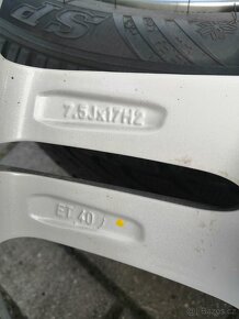 435. Zimní ALU sada R17 5x112 - původně Mercedes - 13