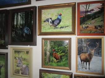 Realistické obrazy-ruční  malba-olejomalba - 13