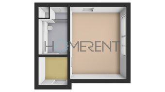 Pronájem bytu 1+kk (30.4 m²), Praha - ul. Závišova - 13