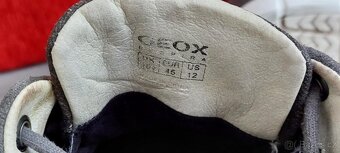 KOŽENÉ TENISKY S PRODYŠNOU PODRÁŽKOU - GEOX - vel. 45 - 13