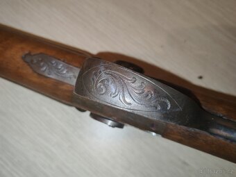 Starožitná perkusní brokovnice - TOP stav.. - 13