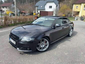 AUDI A4 B8 3.0 TDI S4 LOOK výfuk s el.klapkou hezká výbava - 13