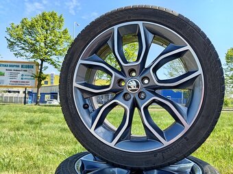 Originál ALU kola Škoda Scala Kamiq R18 + zimní pneu - 13
