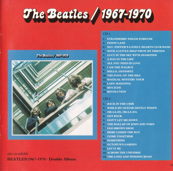 2cd The Beatles – 1962-1966  red album 1993 - 13
