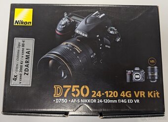 Digitální fotoaparát NIKON D750+NIKKOR 24-120 VR TOP - 13