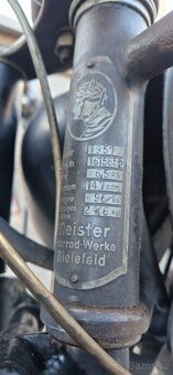 Prodám vzácnou německou motorku  Meister M 57 S - 13