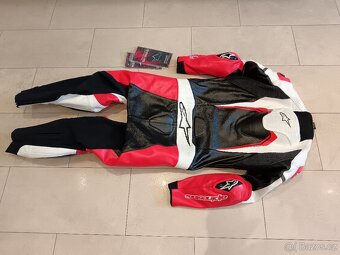 Alpinestars Motegi V3-Pánská kožená moto kombinéza, jednodíl - 13