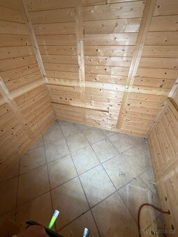 Finská sauna masiv 38mm rozměr 200x200x205v - 13