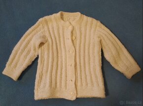 Bílé svetry 92/98 - 13