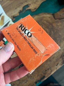 Predám vintage plátky na alt saxofón rico 70/80 roky - 13
