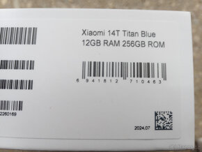 Nový mobilní telefon Xiaomi 14T 12GB/256GB 5G Titan Blue - 13