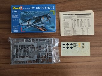 Modely letadel, REVELL, plastové stavebnice. - 13