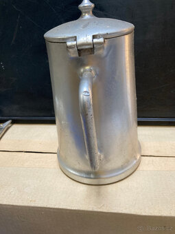 Konvice na vodu hlníková stará bytelná - 13