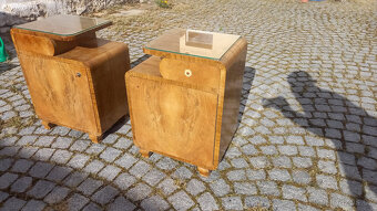 starožitné noční stolky - Art Deco 30. - 40. léta - 13