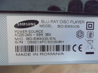 Bluray 3D  přehrávače Samsung - 13