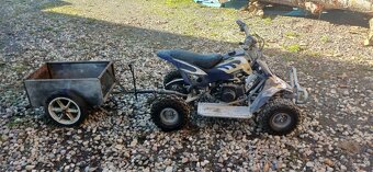 Čtyřkolka 50ccm 2T s vlečkem - 13