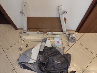 LIONELO Theo 2v1 multifunkční polohovatelná dětská postýlka - 13