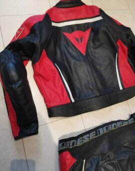 Dainese Tattoo-Pánská kožená moto kombinéza, dvoudílná - 13