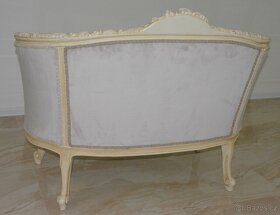 Zámecké řezbované sofa - čalouněné - Gobelín - 13