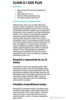 Autosedačka Cybex CLOUD G I-SIZE PLUS + BASE G - 13