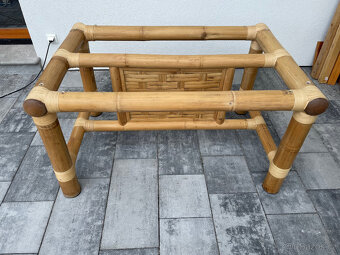 Jídelní stůl Sole Mio 211 x 126cm - masivní bambus - 13