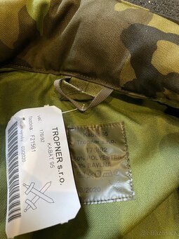 Výstrojní součástky AČR, maskáče, vz. 95 - 13