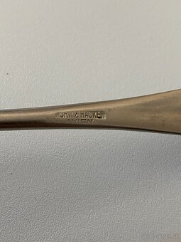 vidličky staré vidličky alpaka příbory značené postříbřené - 13