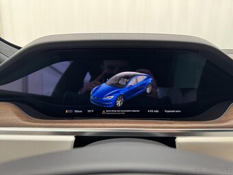 Tesla Model S, 500kw USA bily interiér - 13