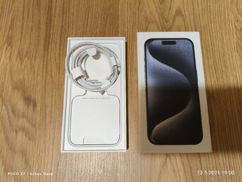 IPHONE 15 PRO BLUE 128GB TOP STAV ZÁRUKA - 13