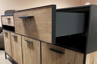 Komoda LUGAL 180 cm – masivní elegán - 13