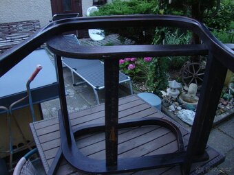 2x starožitné retro křeslo Koželka Kropáček z 50. let pěkná - 13