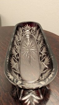 Funkcionalismus - starožitná chrom lampa + sklo Egermann - 13