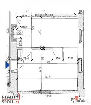 Pronájem, byty/2+kk, 32 m2, Černomořská 384/9, Vršovice, 101 - 13
